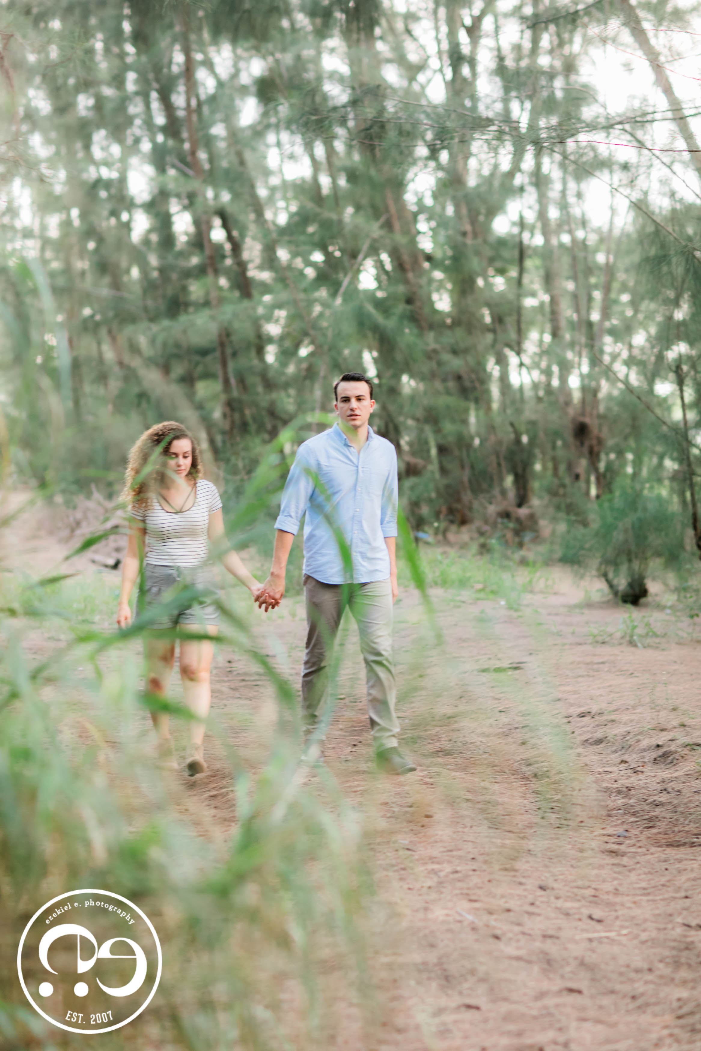 engagement photos miami forest