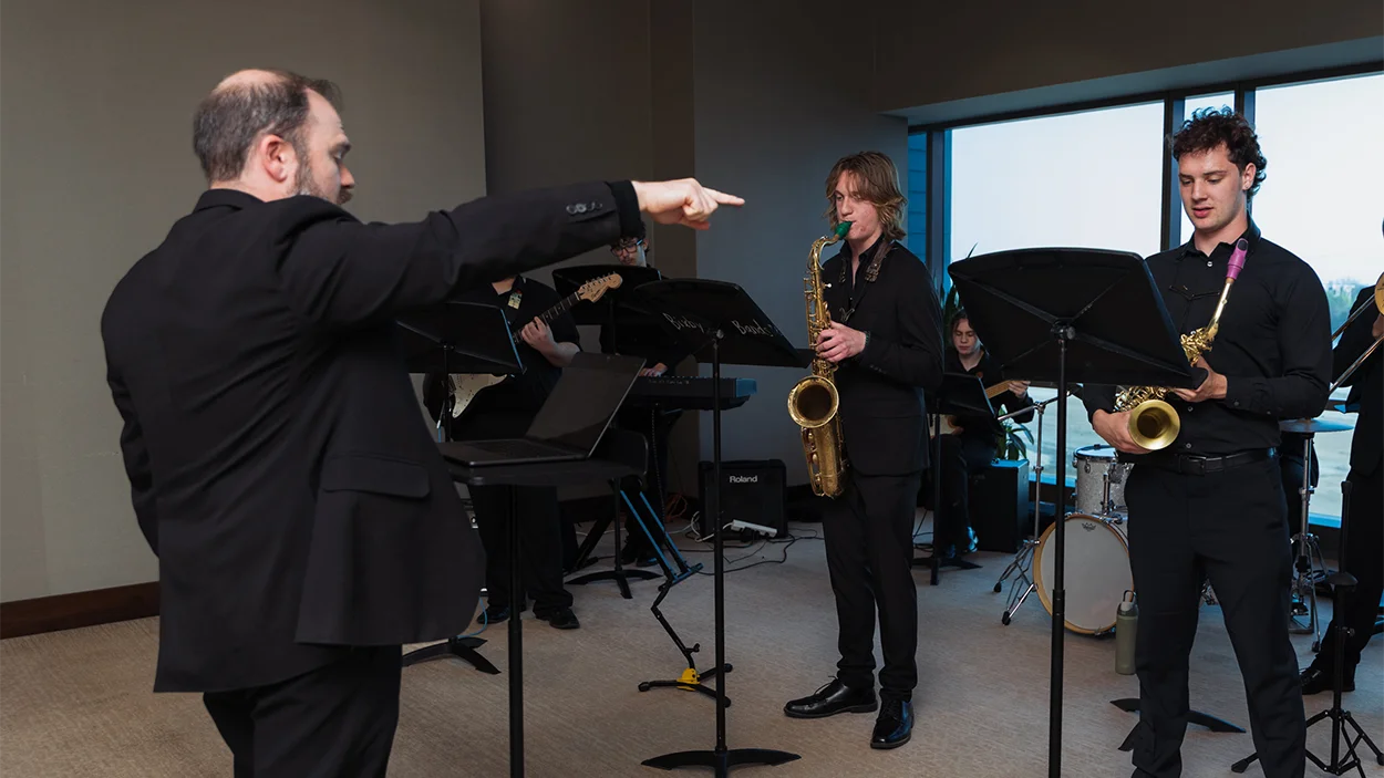 Sparta Gala river spirit 2026 event photos Bixby Spartans Jazz Band