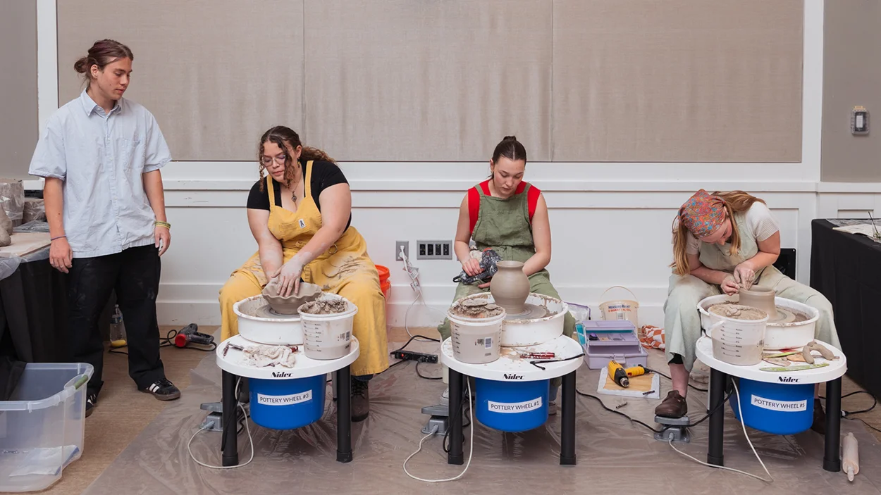 Sparta Gala river spirit 2026 event photos live auction bixby student pottery team