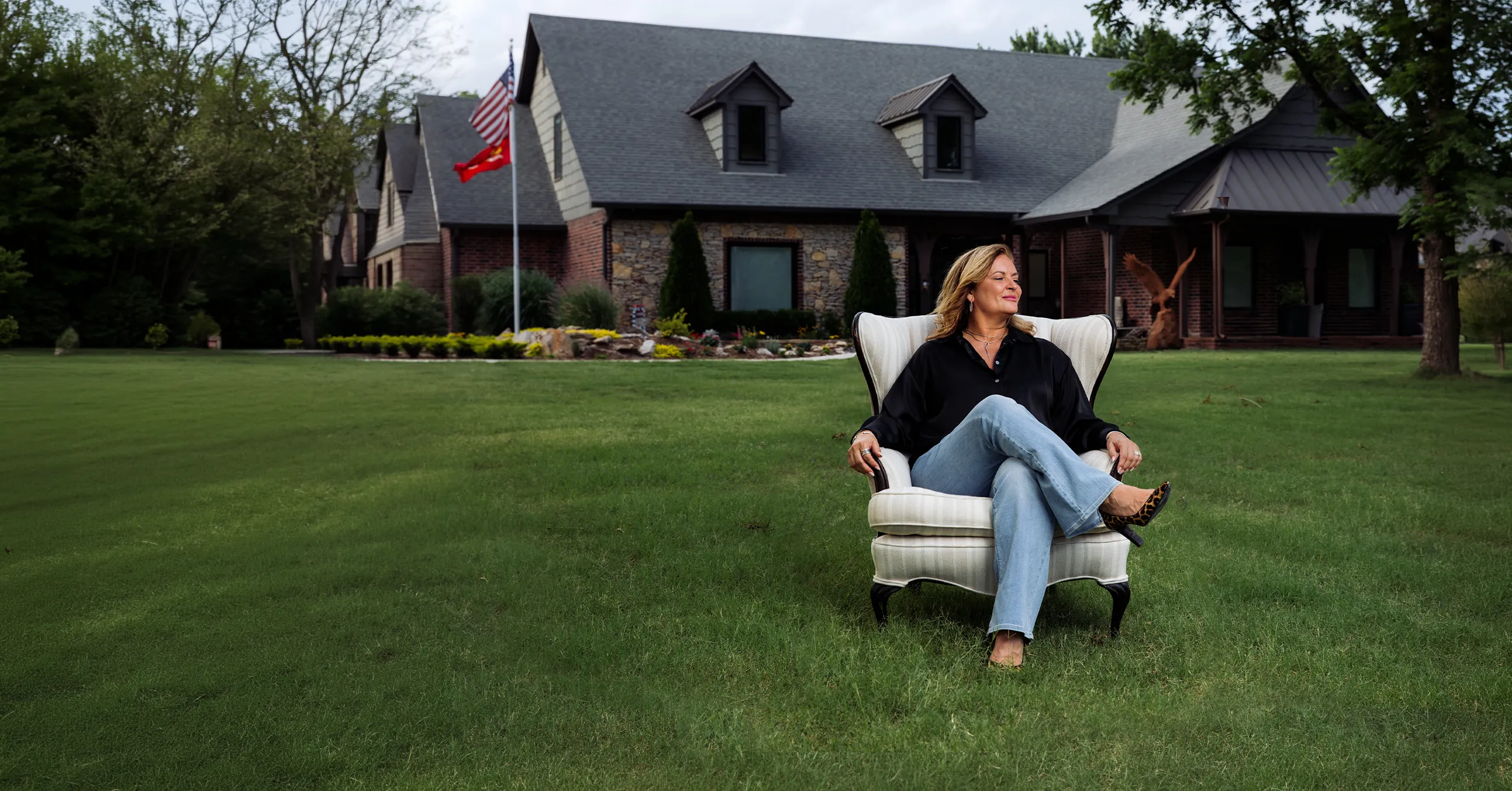 Realtor Jackie Shields of Keller Williams Premier photographed for a Tulsa Real Producers cover feature.
